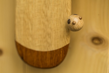 カムイフクロウ掛け時計【コタン・クル・カムイ】